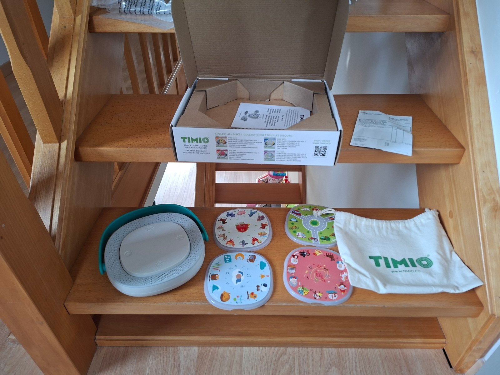 Timio met 4 disks, Enlèvement, Comme neuf