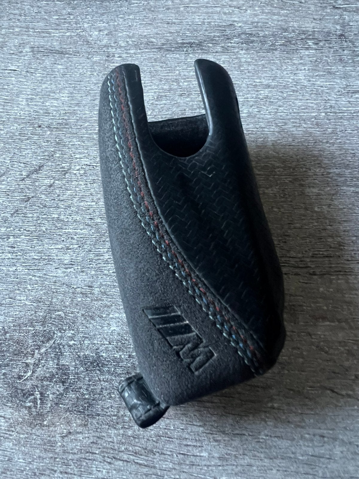 Étui clé bmw alacantara et carbone, Enlèvement, Comme neuf