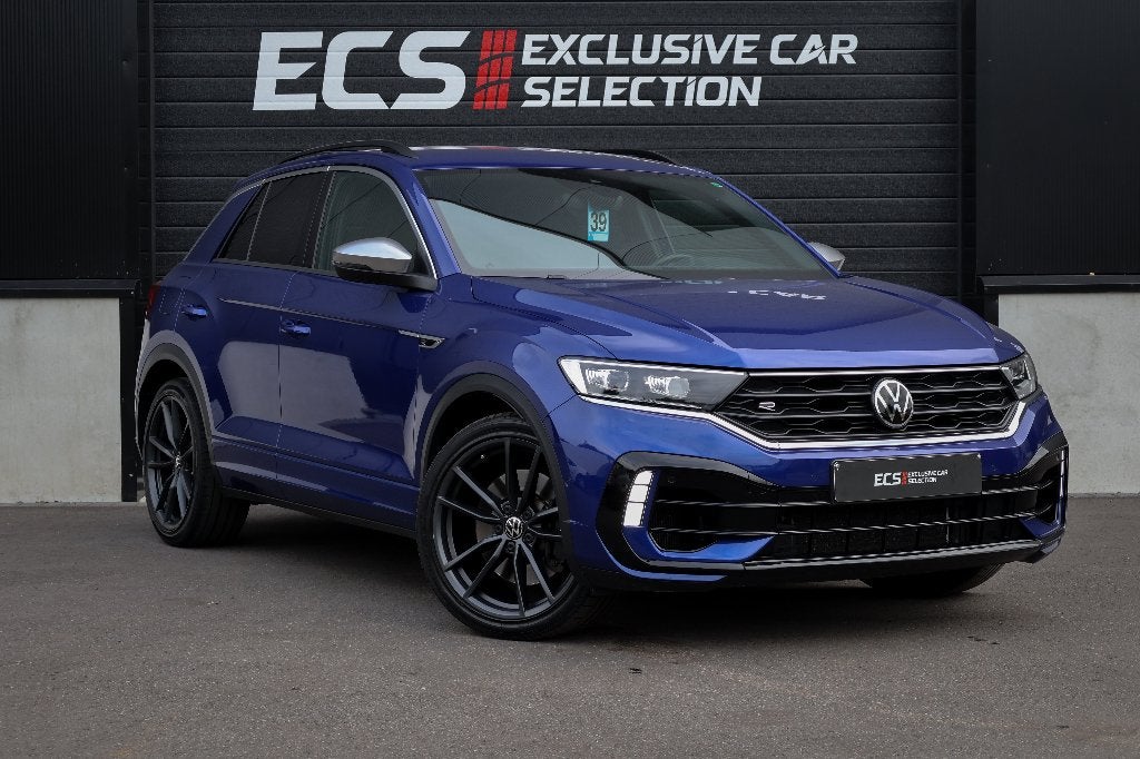 Volkswagen T-Roc R | 4 Motion | DSG | Akrapovic | Lapiz Blu, Dealer onderhouden, 4 cilinders, 1984 cc, Blauw