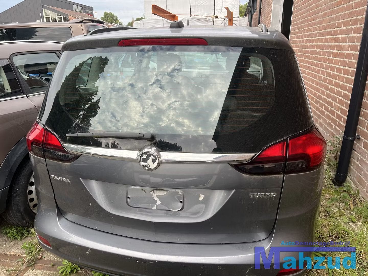 OPEL ZAFIRA C Grijs Z10B achterklep 2012-2017, Gebruikt, Deur, Opel Automobile GmbH, Kontakt@opel-infoservice.de