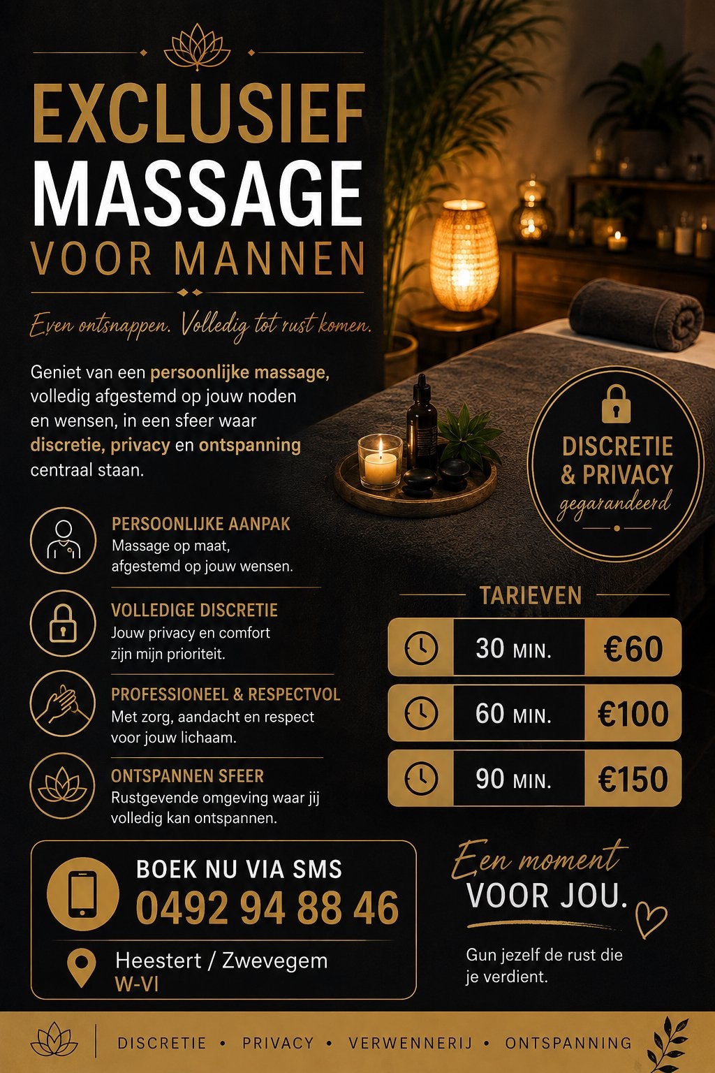 Masseur voor mannen, Ontspanningsmassage