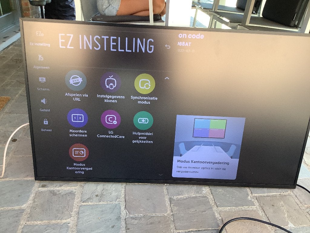 LG 43” Signage UHD 4K computer scherm, Audio, Tv en Foto, Professionele apparaten, Ophalen, Zo goed als nieuw, Tv en Weergevers