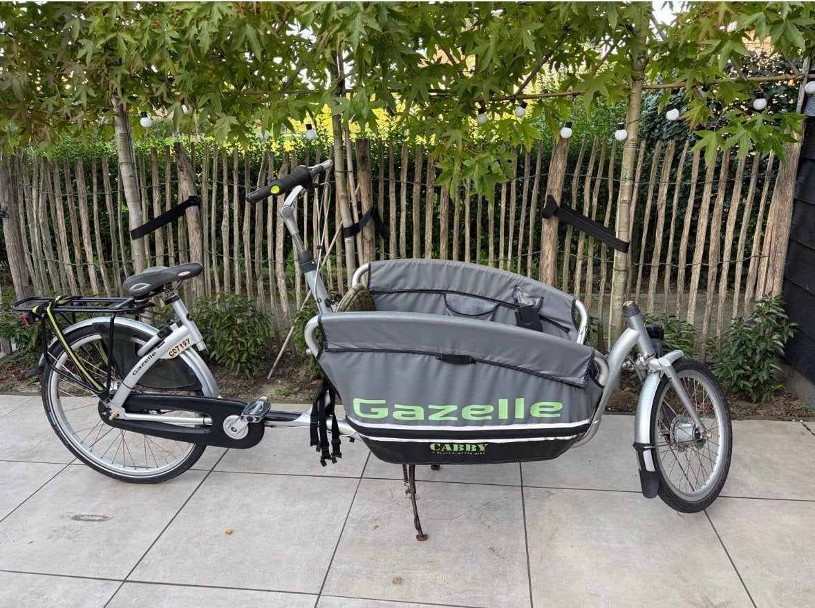 gazelle cabby bakfiets met regentent, Fietsen en Brommers, Ophalen, Gazelle