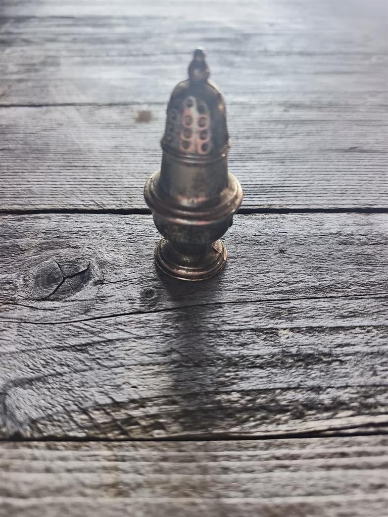 Vintage decoratief metalen object “OTW” – Made in England –, Ophalen