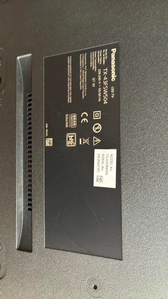 Panasonic fHD led televisie - tx-43fsw504, Ophalen, Panasonic, 80 tot 100 cm, Smart TV