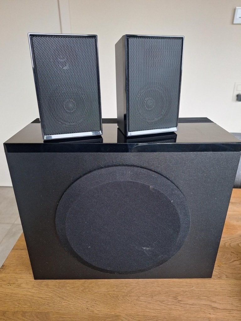Geluidsinstallatie – 3 geluidsboxen Samsung, Ophalen, Zo goed als nieuw, Subwoofer, Overige merken
