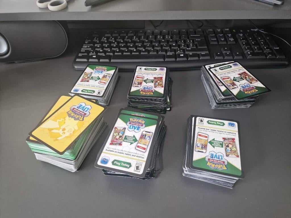 Pokemon Code cards (meerdere sets), Ophalen, Nieuw, Meerdere kaarten