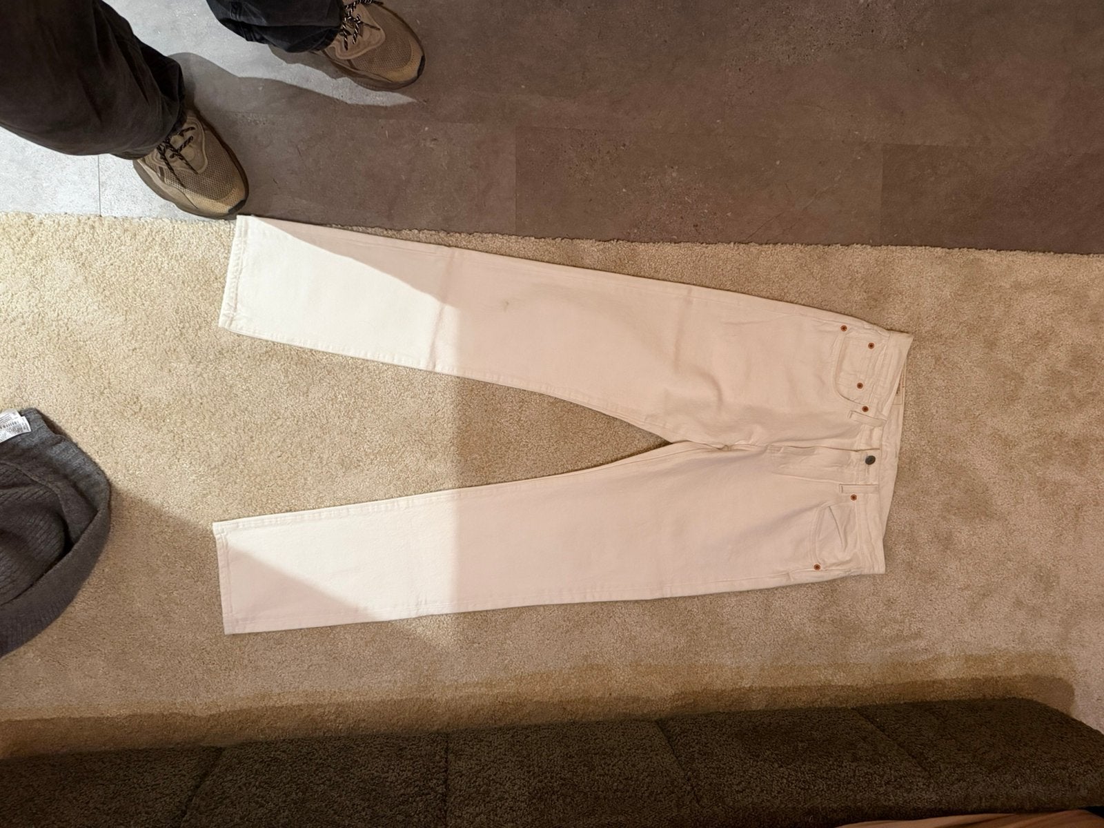 Witte Levis broek - nooit gedragen W30/L34, Kleding | Heren, Ophalen, Nieuw, Overige maten, Wit