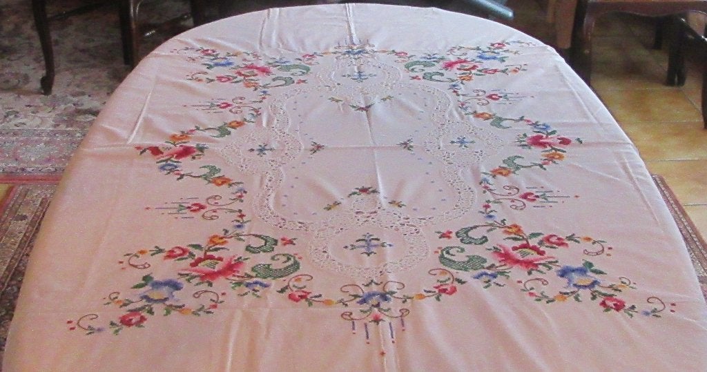 Prchtige tafelnappen, Neuf, Nappe, Blanc, Enlèvement