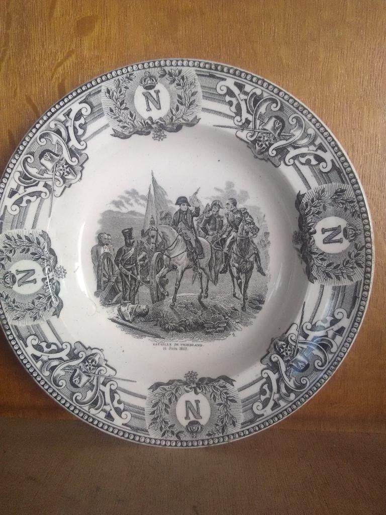 Napoléon assiette Bosch, Antiek en Kunst, Antiek | Keramiek en Aardewerk, Ophalen of Verzenden