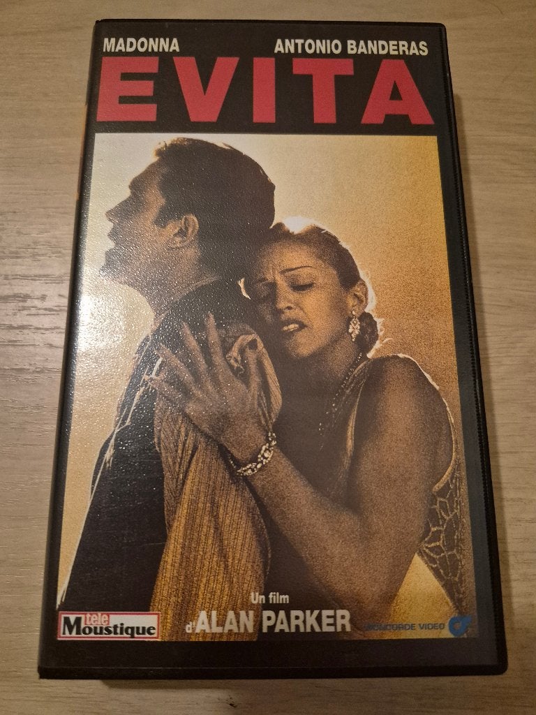 K7 VHS évita, CD & DVD, Enlèvement ou Envoi, Comédie, Français, Comme neuf