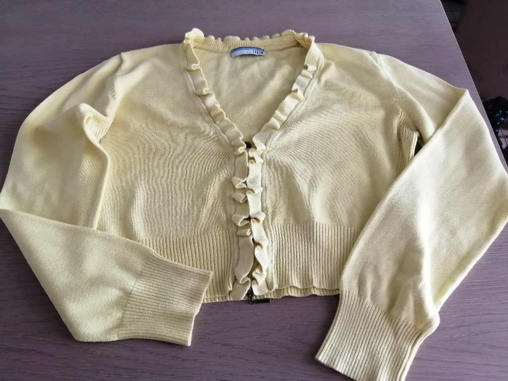 geel vestje maat 42, Vêtements | Femmes, Pulls & Gilets, Taille 42/44 (L), Senso, Comme neuf, Jaune