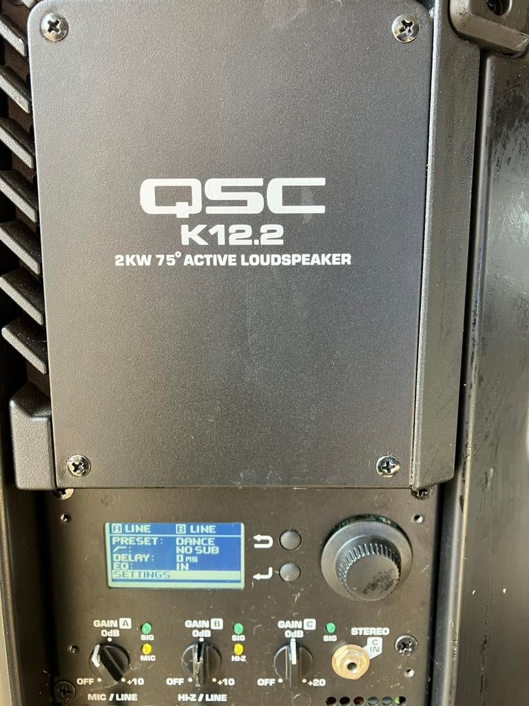 Qsc K12.2, Ophalen of Verzenden, Zo goed als nieuw