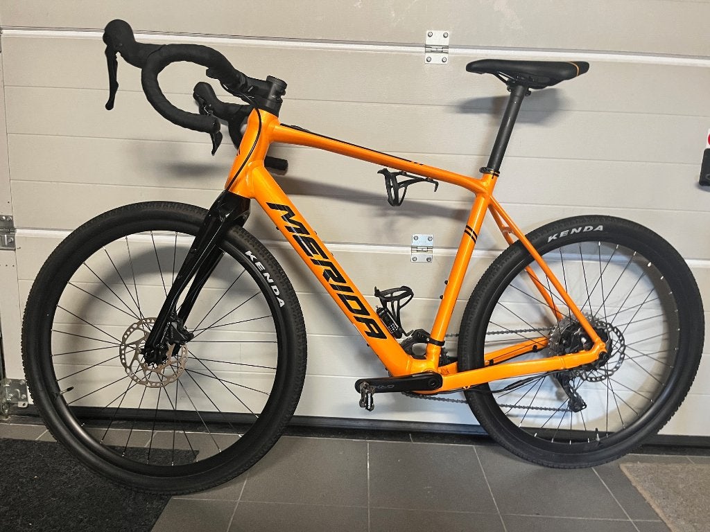 Merida eSILEX+ 600 elektrische gravelbike – maat L, Gebruikt, 15 tot 20 versnellingen, Schijfrem, 53 tot 57 cm