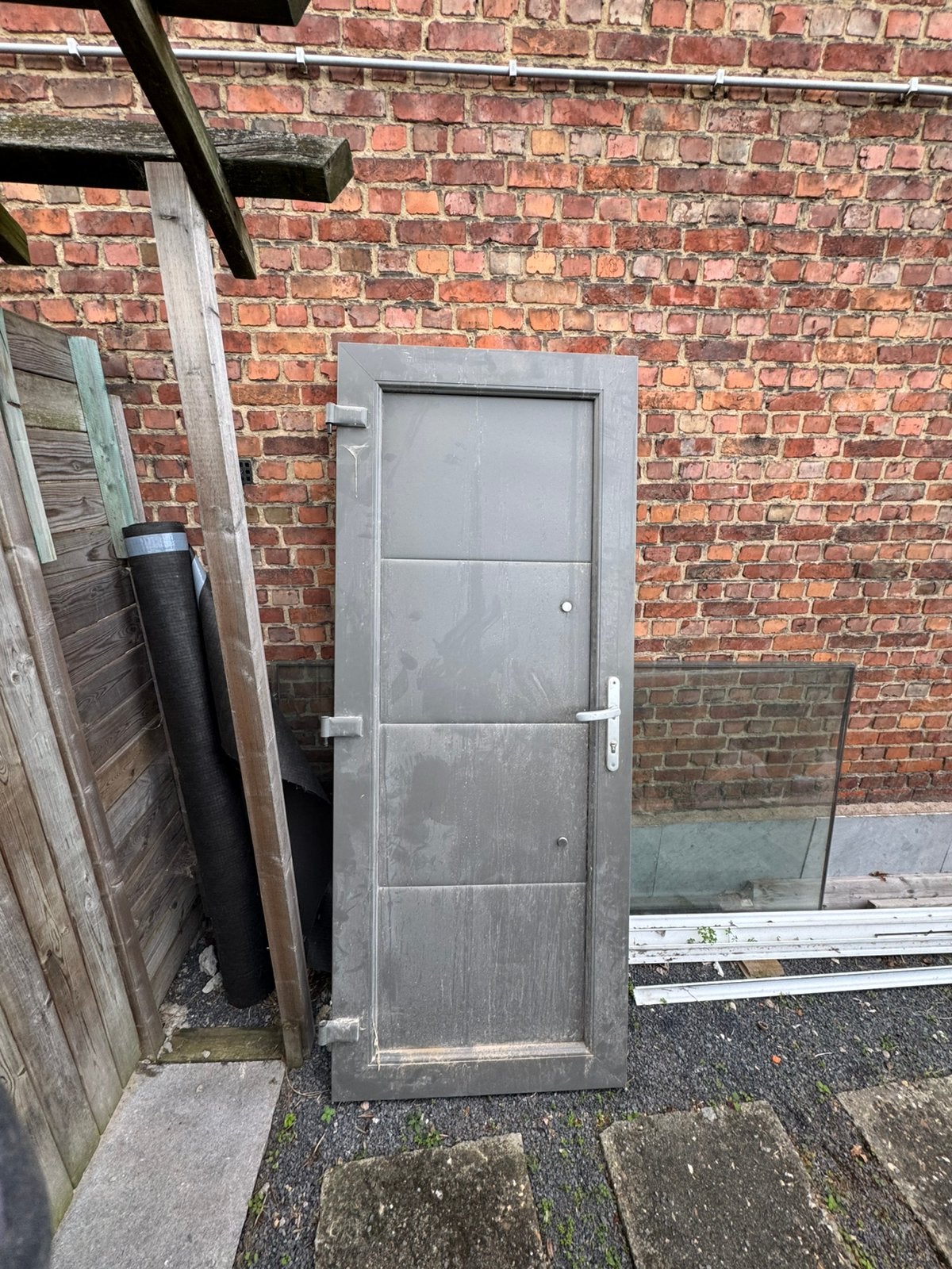 Partij ramen en deur te koop, Doe-het-zelf en Bouw, Ophalen of Verzenden, Gebruikt, Buitendeur