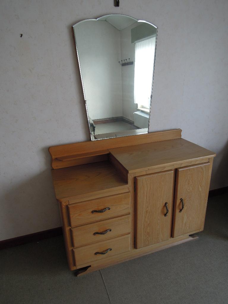 Commode met spiegel, Huis en Inrichting, Ophalen, Gebruikt