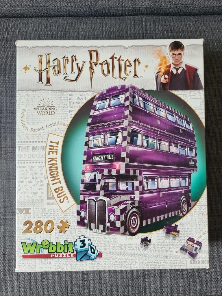 3d puzzel Harry potter the knight bus, Hobby en Vrije tijd, Ophalen of Verzenden, Minder dan 500 stukjes, Zo goed als nieuw, Rubik's of 3D-puzzel