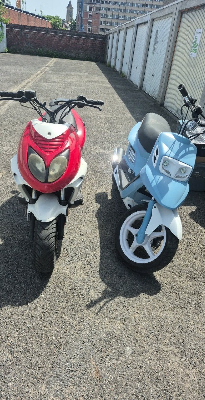 Mbk booster a klasse eerst lezer dan stuur, Enlèvement, Aerox