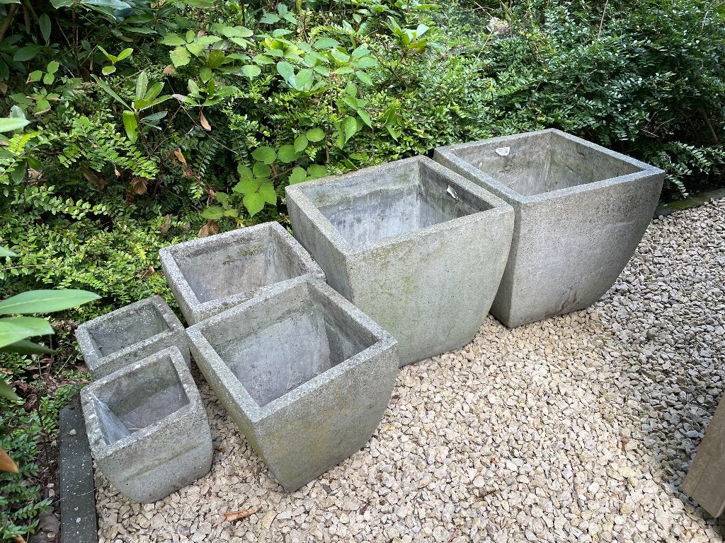 bloembakken, Ophalen, Gebruikt, Beton, Balkon