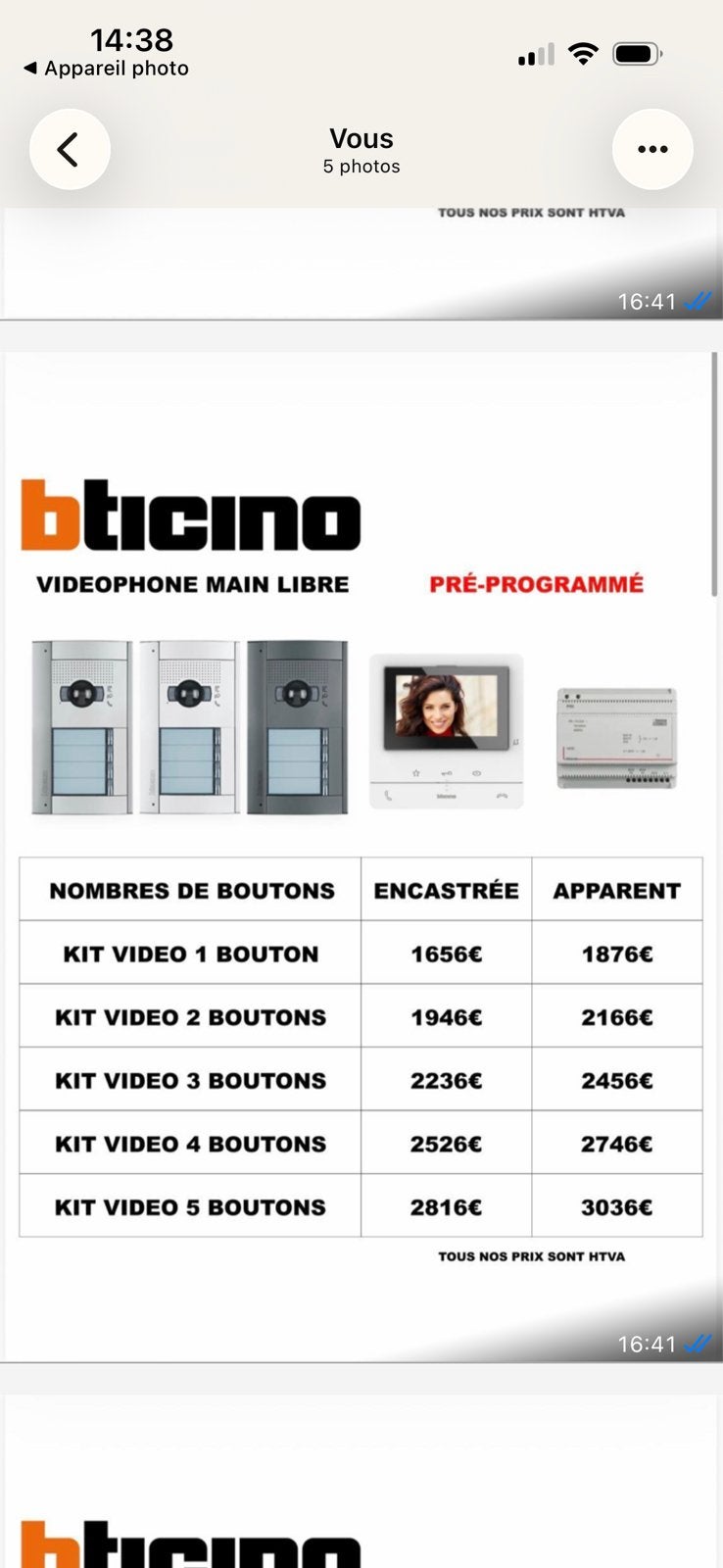 Bticino, Maison & Meubles, Sonnettes, Enlèvement ou Envoi, Neuf