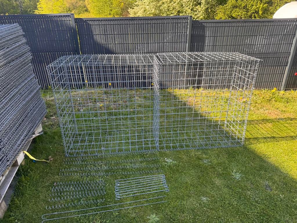 Gabions galvanisés Zincalu – 200x100x50 cm – NEUFS, Enlèvement, Neuf, Fil