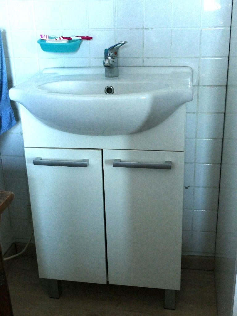 LAVABO MEUBEL COMPLEET, Ophalen, Zo goed als nieuw