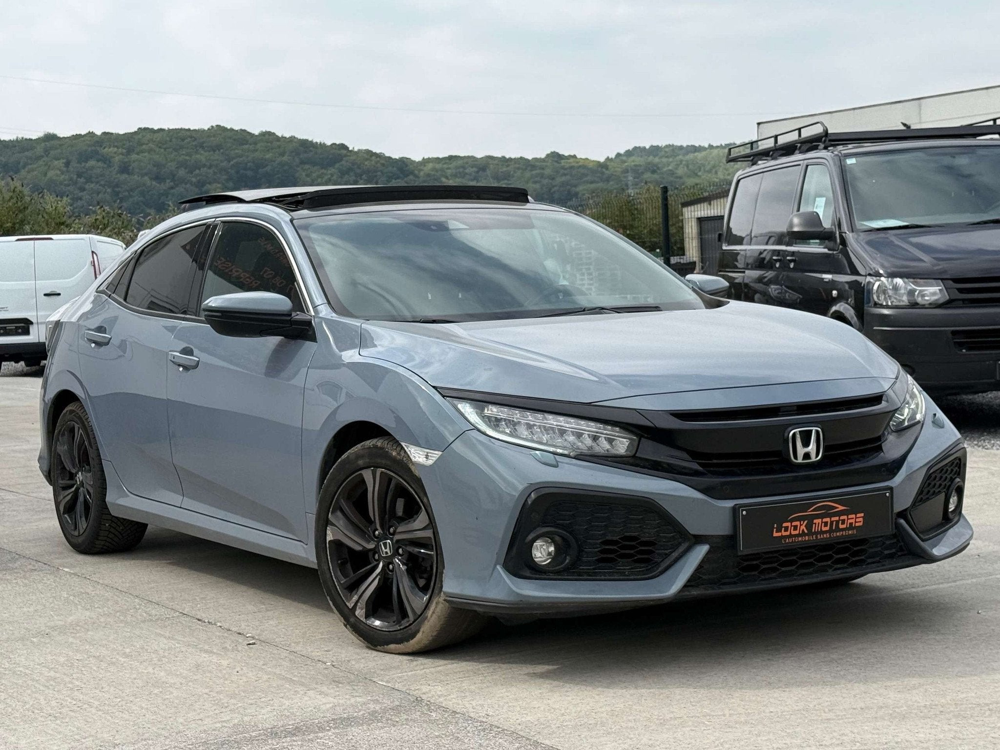 Honda Civic 1.0 i-VTEC Elegance Black Edition 126cv DISTRONI, Cuir, Achat, Entreprise, 110 g/km