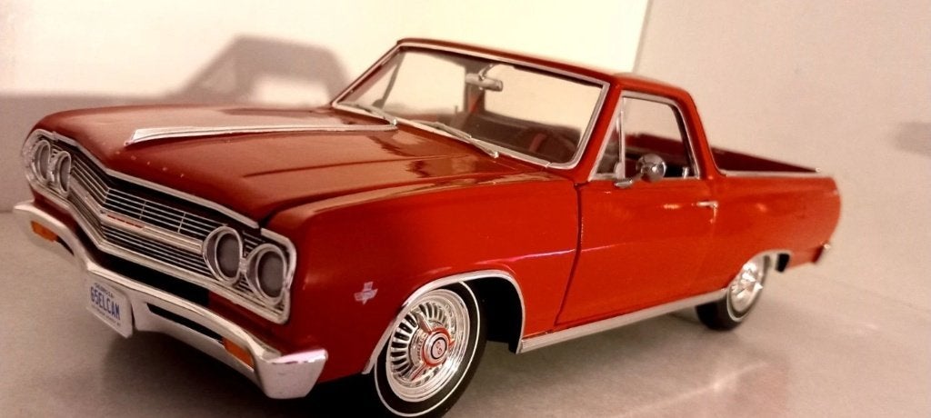 1/18 Chevrolet EL Camino Pick Up Brochure Cars 1965 ACME, Enlèvement ou Envoi, Neuf, Voiture, Autres marques