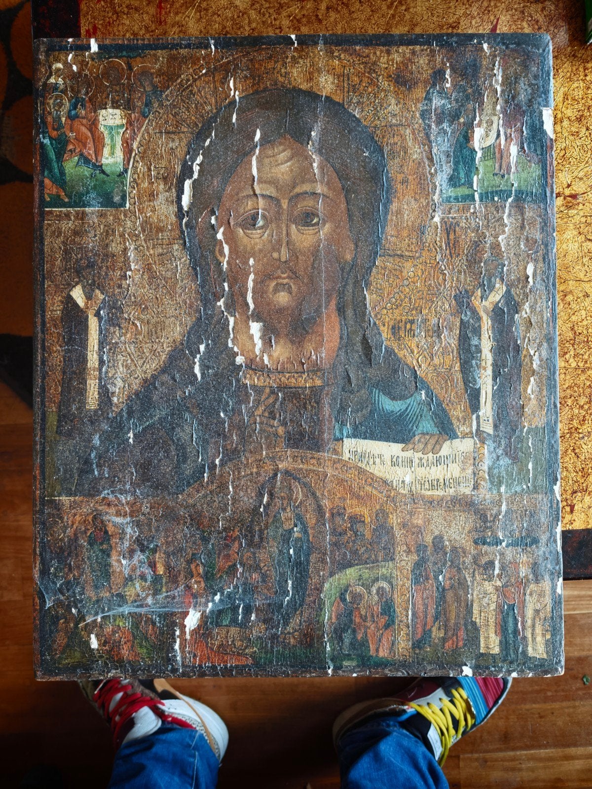 Icône originale du XIXe siècle, Antiquités & Art, Enlèvement ou Envoi