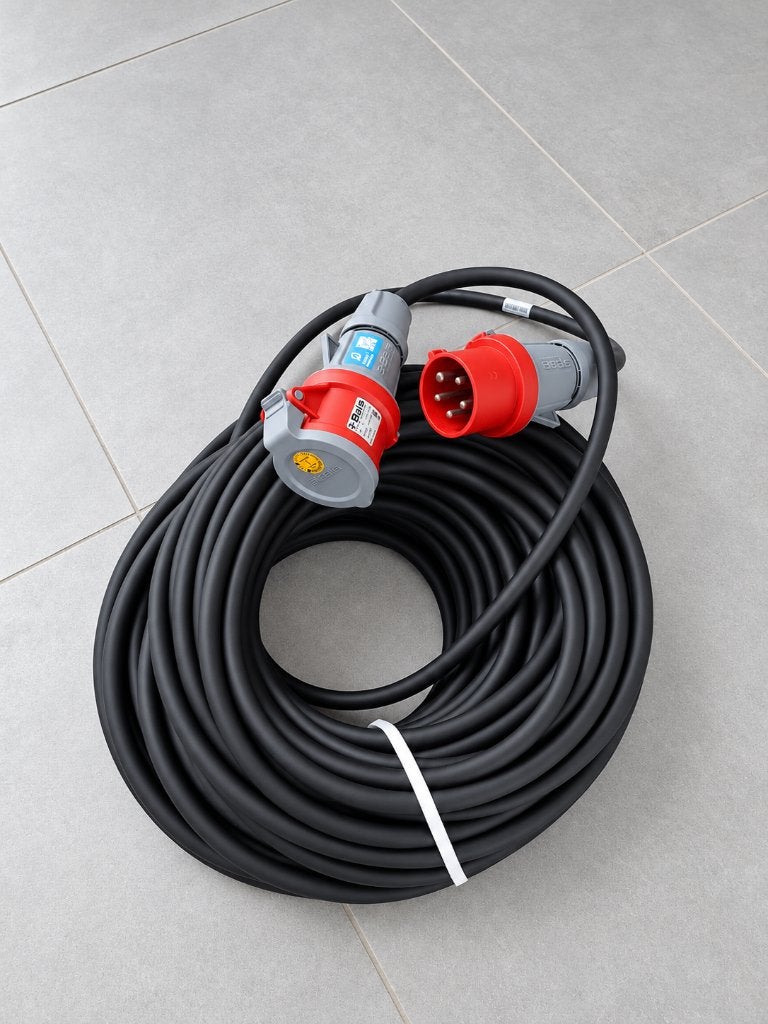 Verlengkabel 16A 5x2,5 qmm 50 mtr, Ophalen of Verzenden, Nieuw, Kabel of Snoer