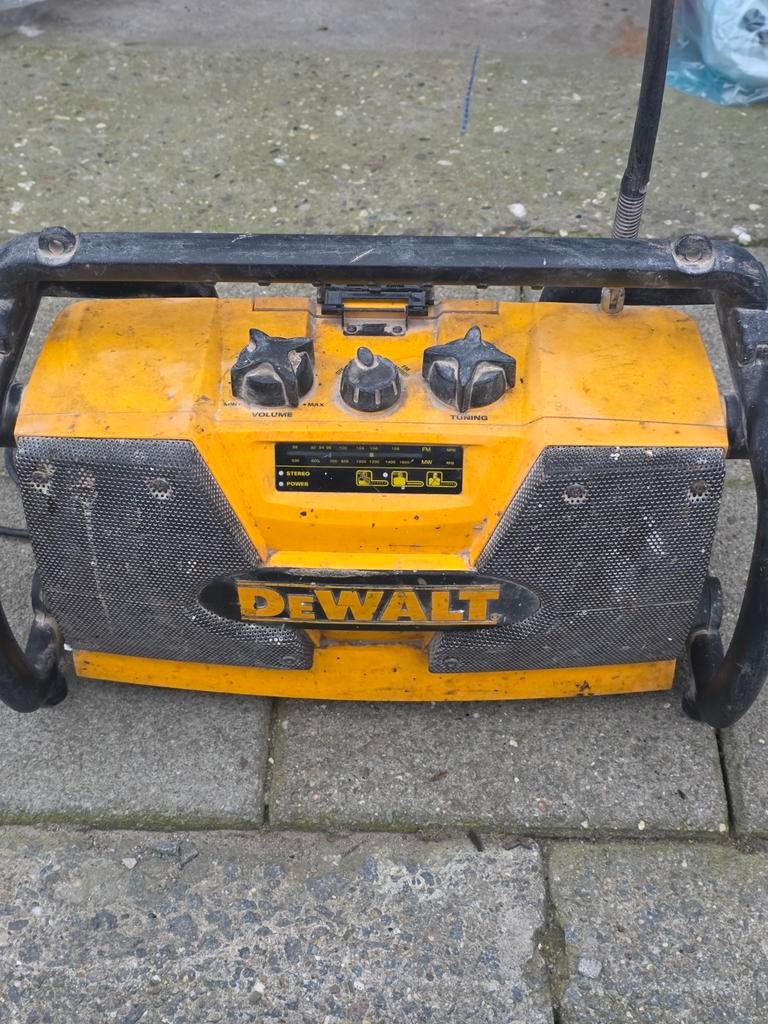 Verf Radio DeWalt, Audio, Tv en Foto, Radio's, Ophalen, Radio