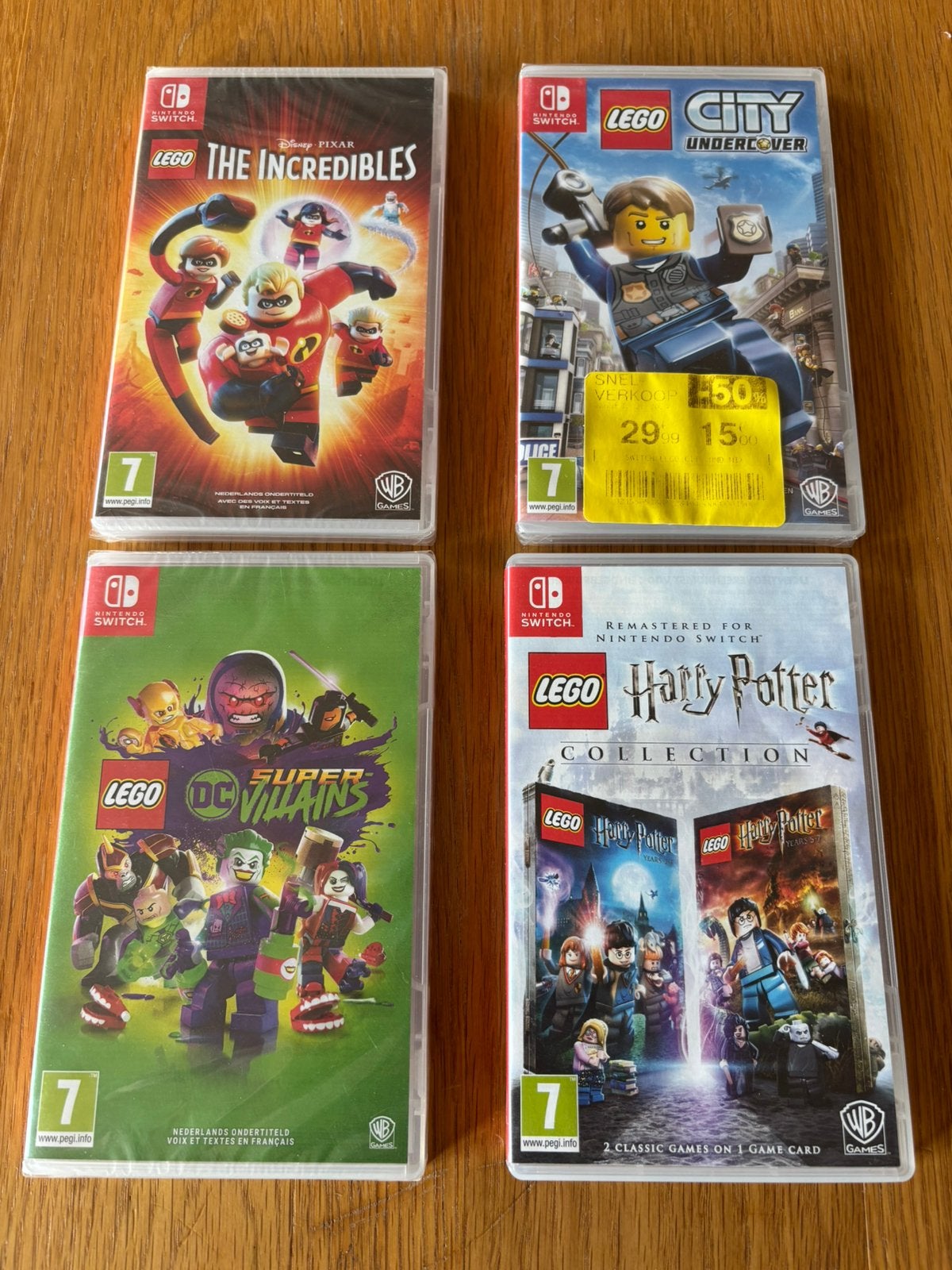 4 Nintendo switch lego spelletjes, Ophalen, Nieuw