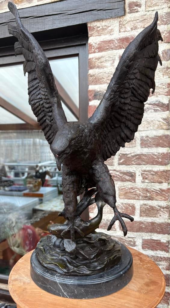 Bronzen arend, Antiek en Kunst, Ophalen, Brons