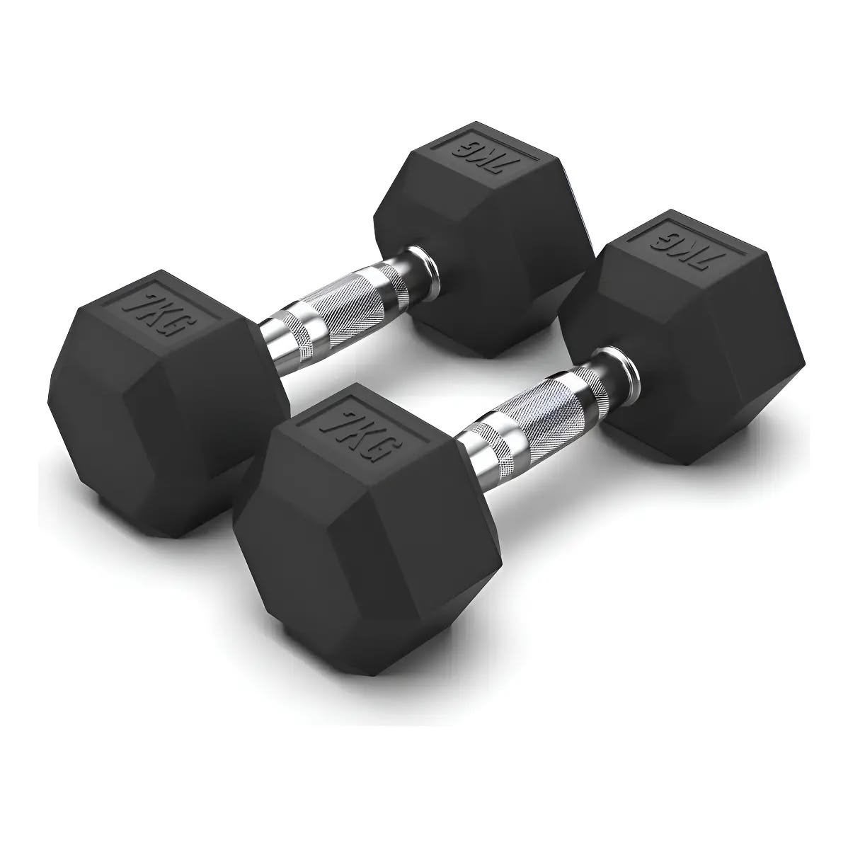 Dumbells 7kg, Sport en Fitness, Fitnessmaterialen, Ophalen, Zo goed als nieuw