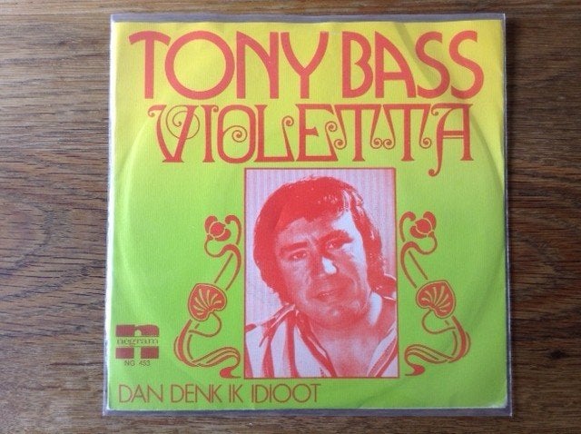 single tony bass, En néerlandais, Enlèvement ou Envoi, Housse de protection extérieure, 7 inch