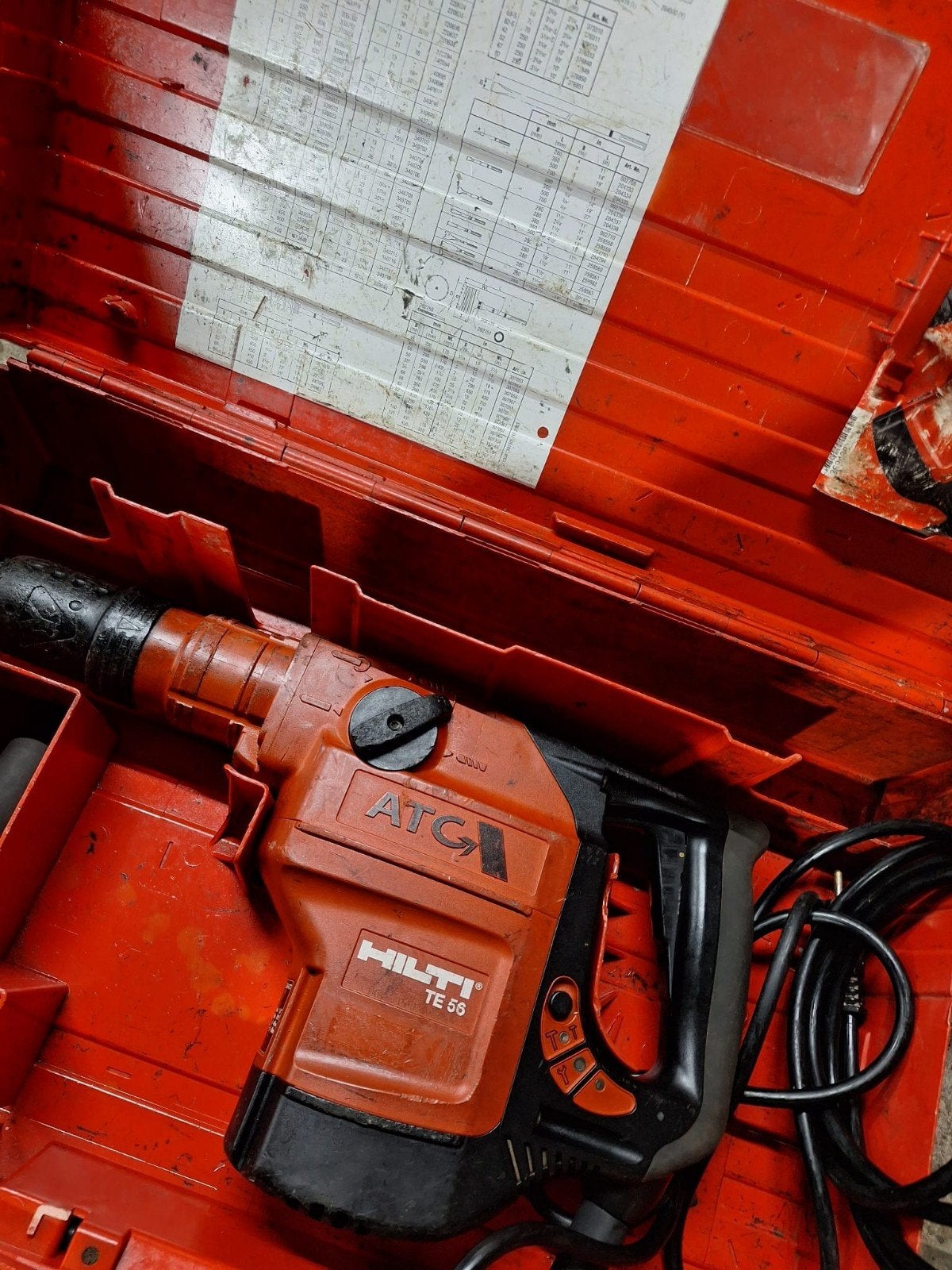 Marteau pique HILTI TE 56 ATC, Enlèvement ou Envoi