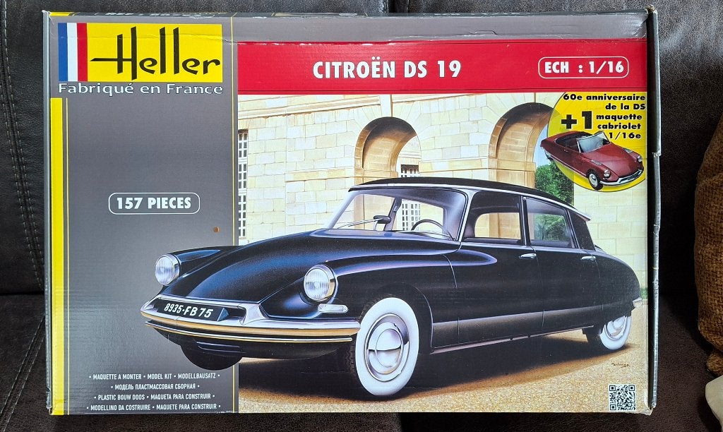 Heller Citroën DS 19 1:16 – 60ieme Anniv (Berline & Cabrio), Enlèvement ou Envoi, Voiture, Plus grand que 1:32, Comme neuf