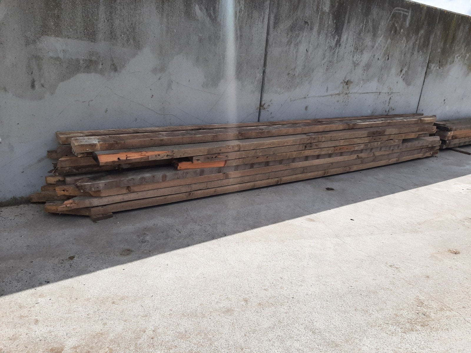 Balken, Doe-het-zelf en Bouw, Hout en Planken, Ophalen, Gebruikt, 300 cm of meer, Balk