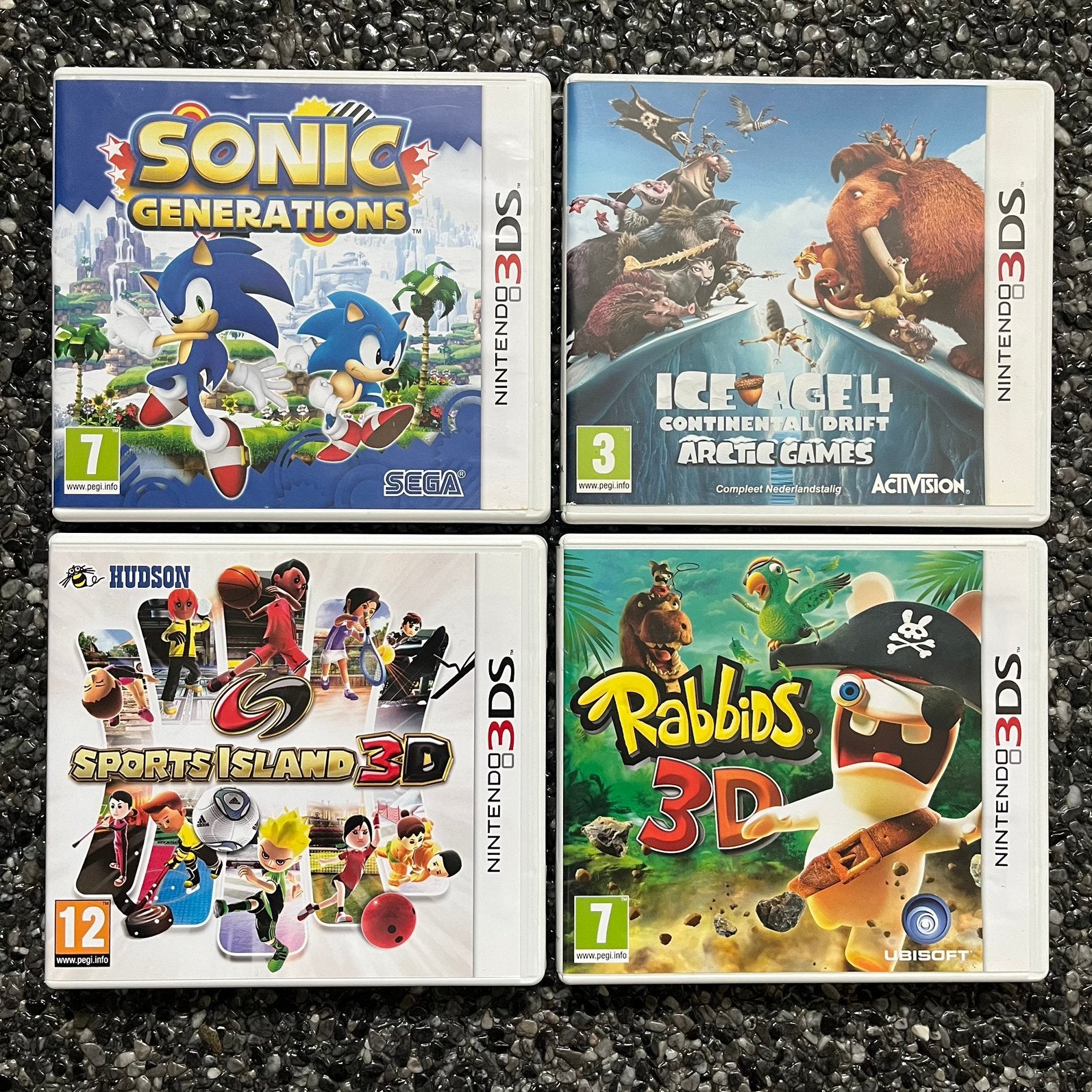 4 verschillende 3DS spelletjes, Ophalen of Verzenden, Zo goed als nieuw