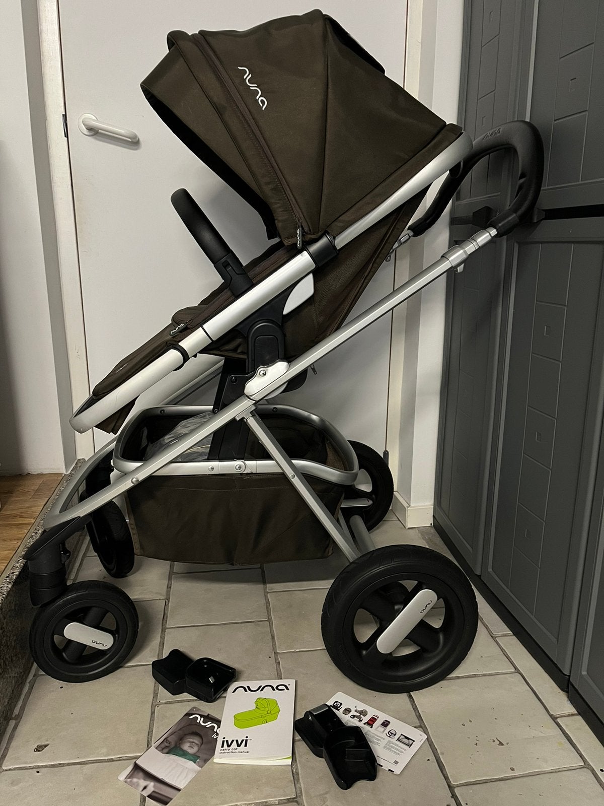 Nuna vivi savi 3in1 kinderwagen in perfecte staat, Ophalen, Zo goed als nieuw, Kinderwagen
