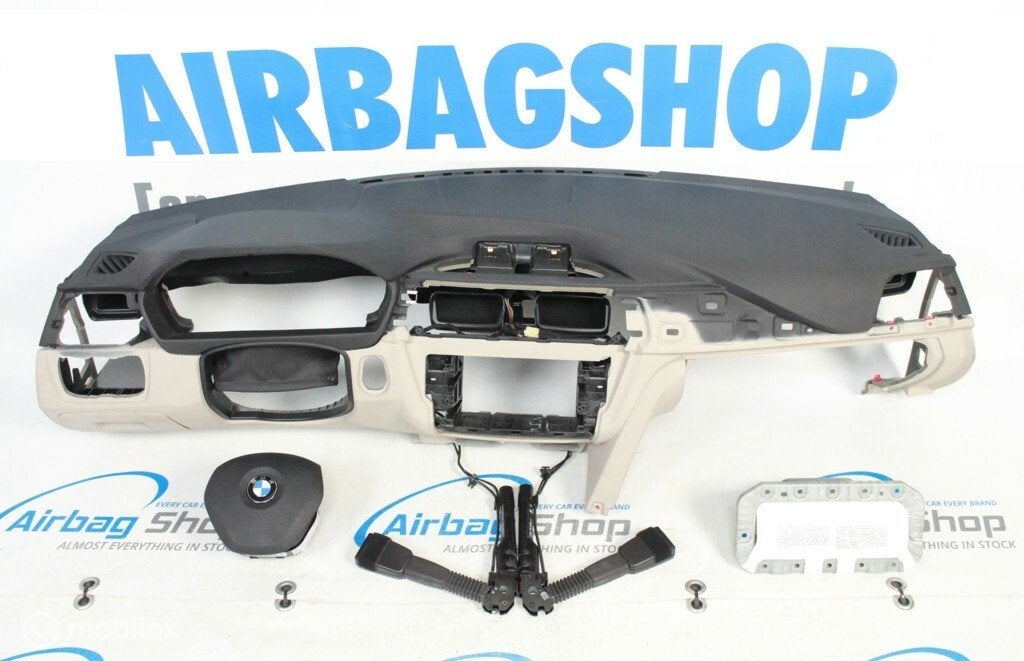 Airbag kit Tableau de bord noir beige BMW 3 F30 F31, Auto-onderdelen, Dashboard en Schakelaars, Gebruikt, Ophalen of Verzenden