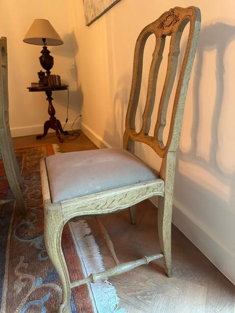 antieke set eiken stoelen, Ophalen of Verzenden