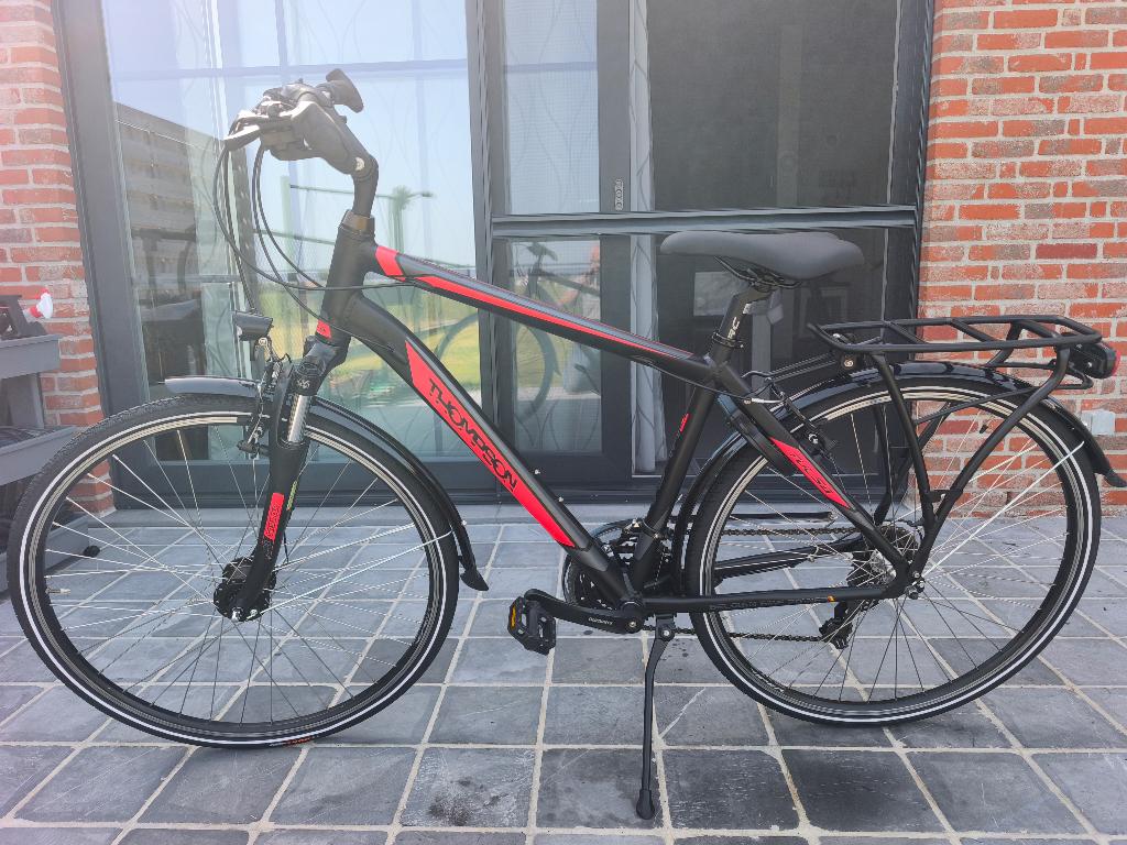 Jongensfiets "Thompson Tulsa" in perfecte staat., Fietsen en Brommers, Velgrem, Versnellingen, Thompson, Zo goed als nieuw