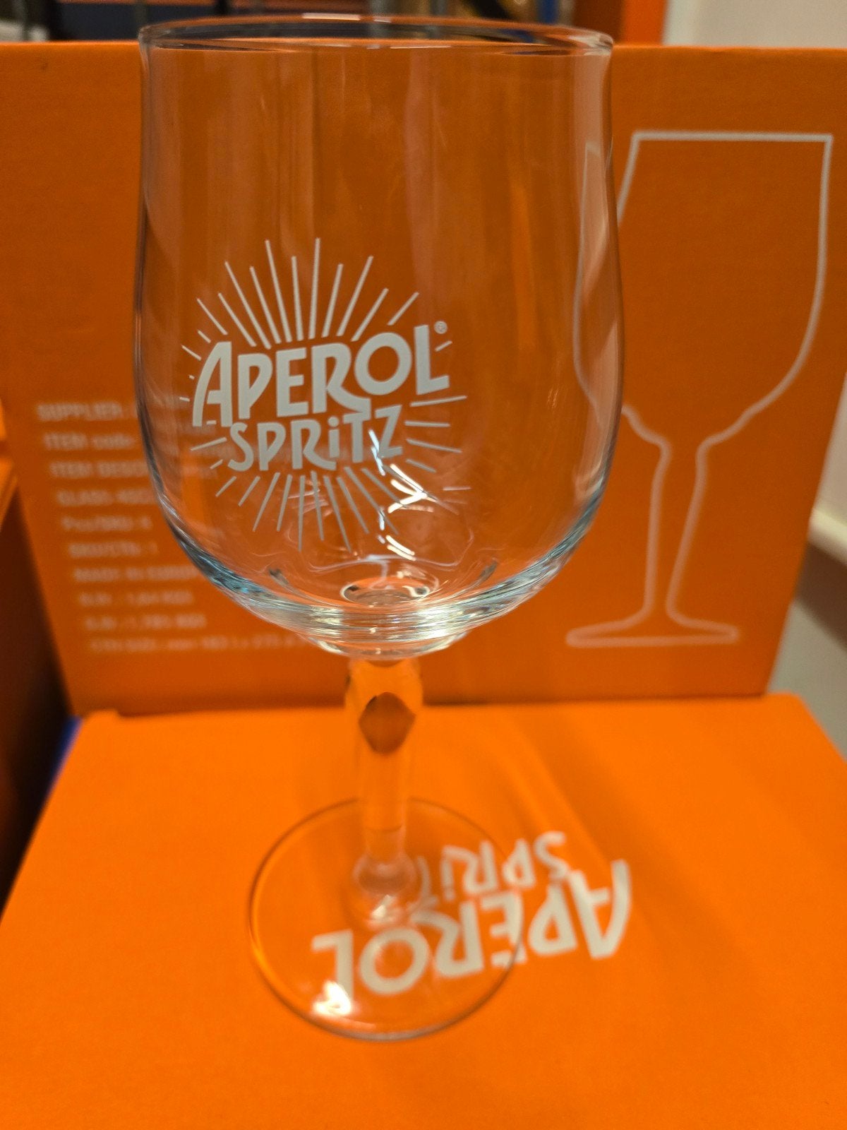 verre aperol spritz x6, Ophalen of Verzenden, Zo goed als nieuw