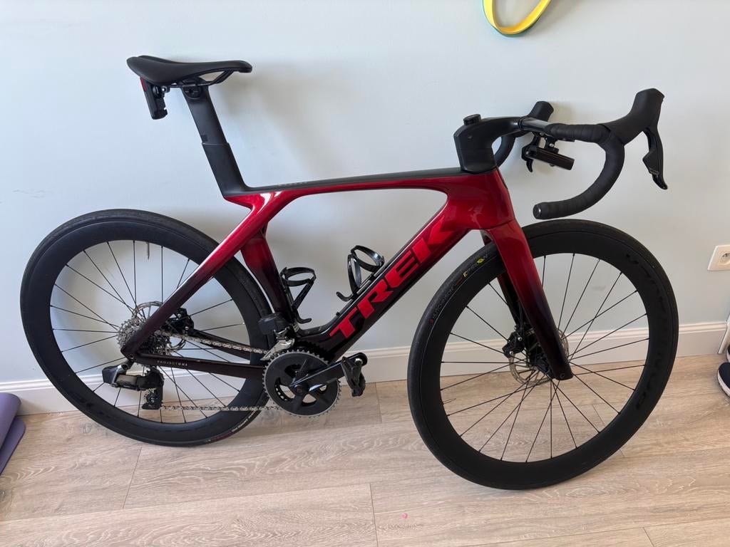 Trek — Modone SLR6 etap gen7 metallic red, Fietsen en Brommers, Carbon, Heren, Zo goed als nieuw, 53 tot 57 cm