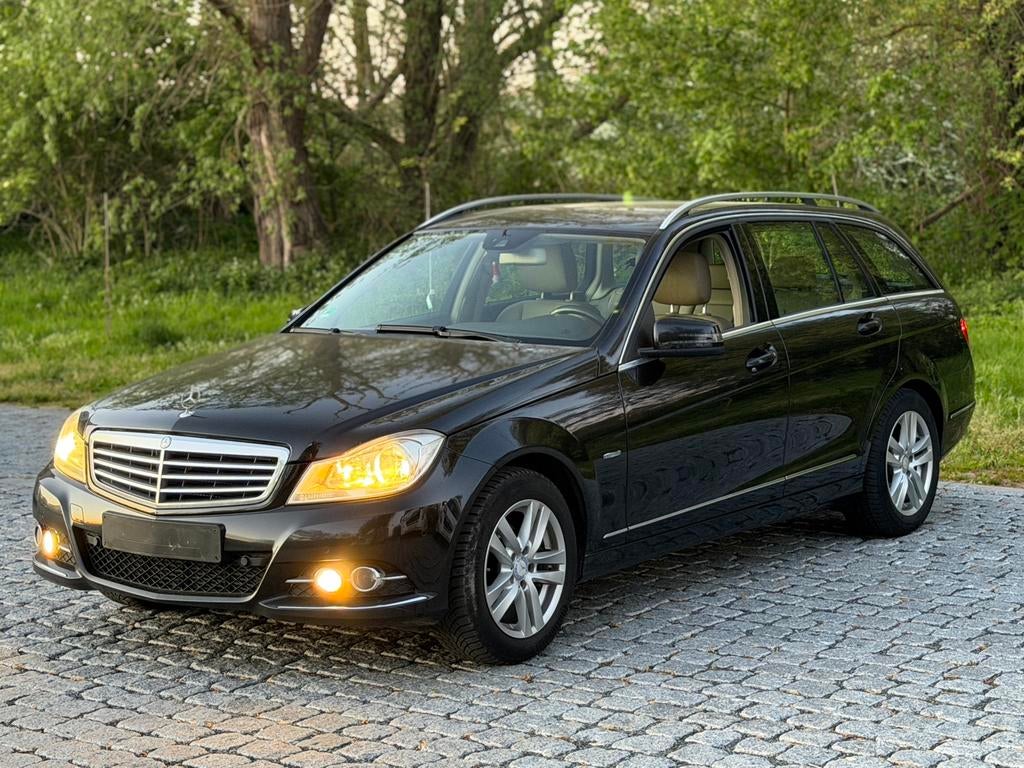 Mercedes C180 CDI Break • 2011 EURO5 • LEDER • GPS • PDC, Auto's, Euro 5, Achterwielaandrijving, Beige, 4 cilinders