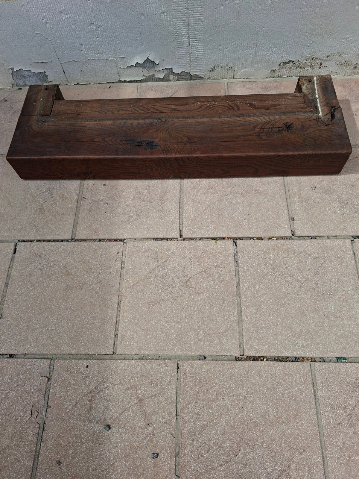 mooi eiken schouwbalk, Huis en Inrichting, Ophalen, Zo goed als nieuw, Eikenhout