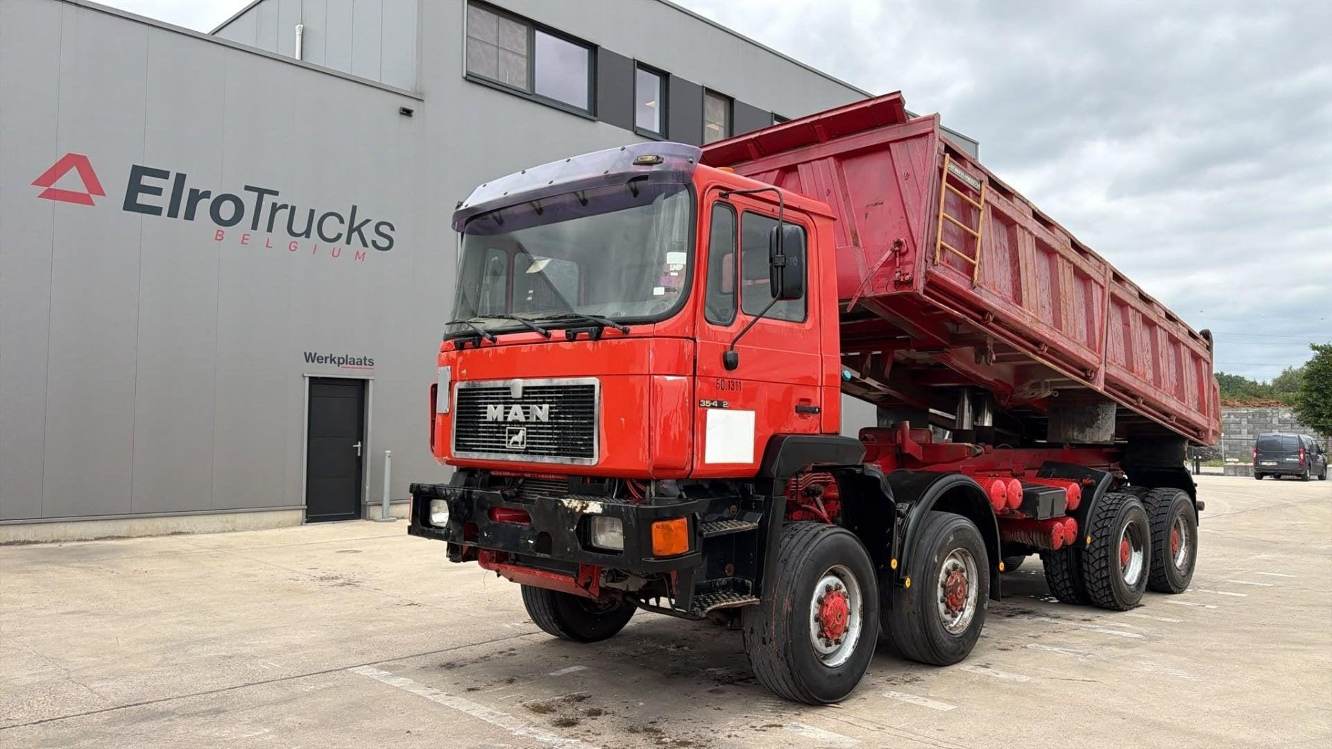 MAN 35.402 (8X6 / 3 PONTS / LAMES / BIG AXLE / 6 CYLINDER /, Autos, Camions, Euro 2, Achat, ABS, Entreprise