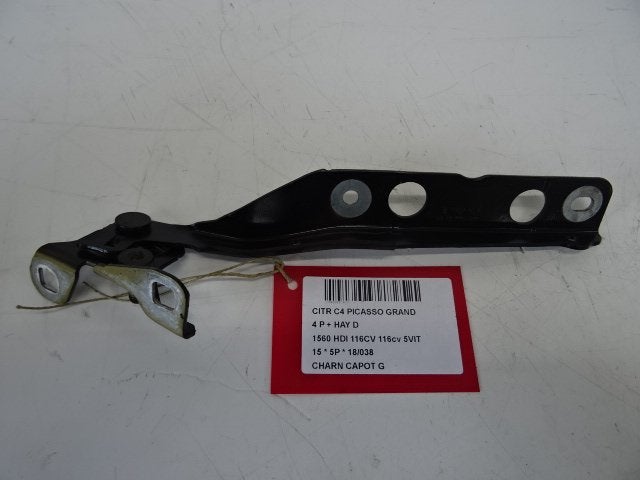 CHARNIERE DE CAPOT GAUCHE Citroën C4 Grand Picasso (3A), Citroën, Mevr. I. Hauben, Utilisé, Rue de l'Espoir 34 34
4030  GRIVEGNÉE, BE