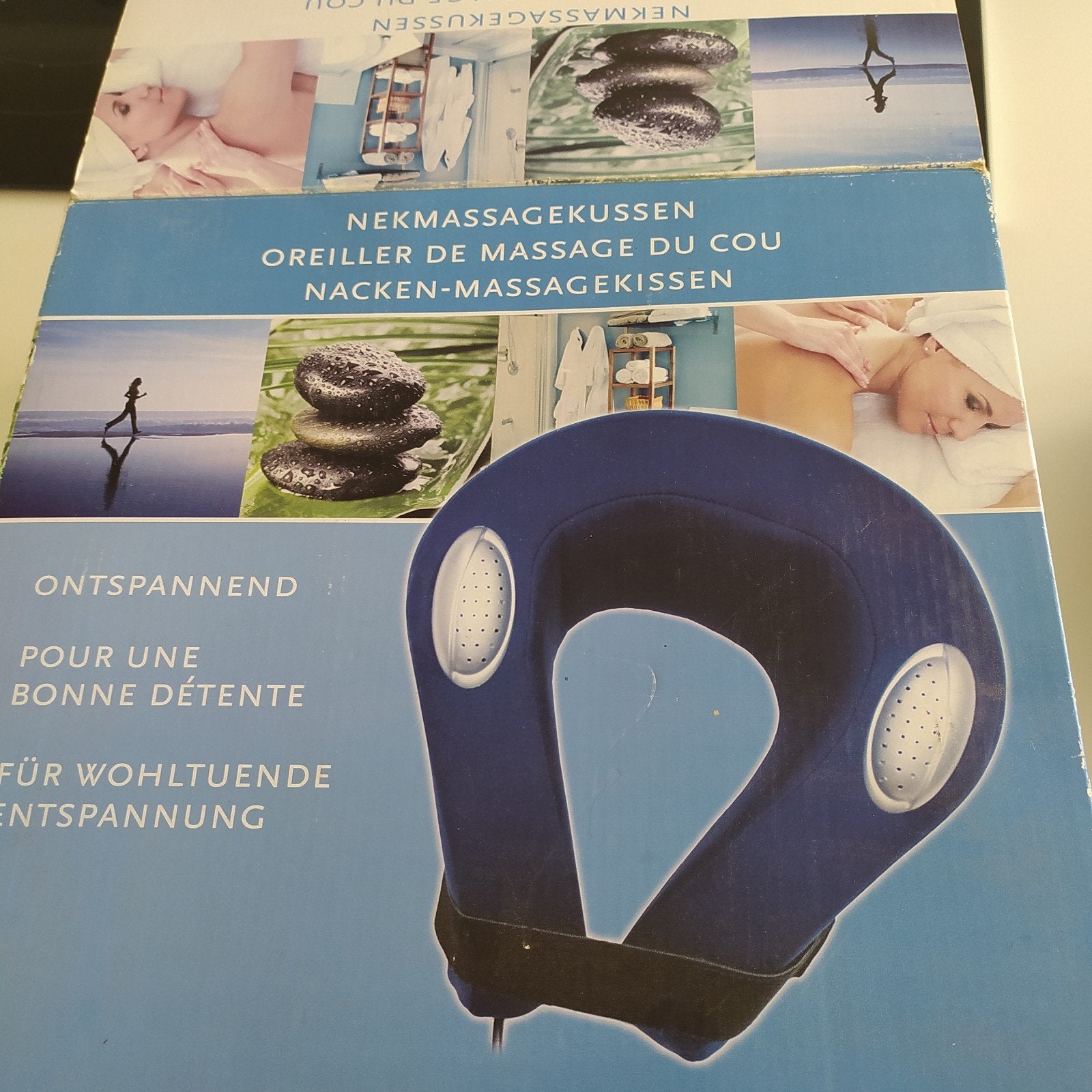 Elektrisch nekmassage kussen, Ophalen